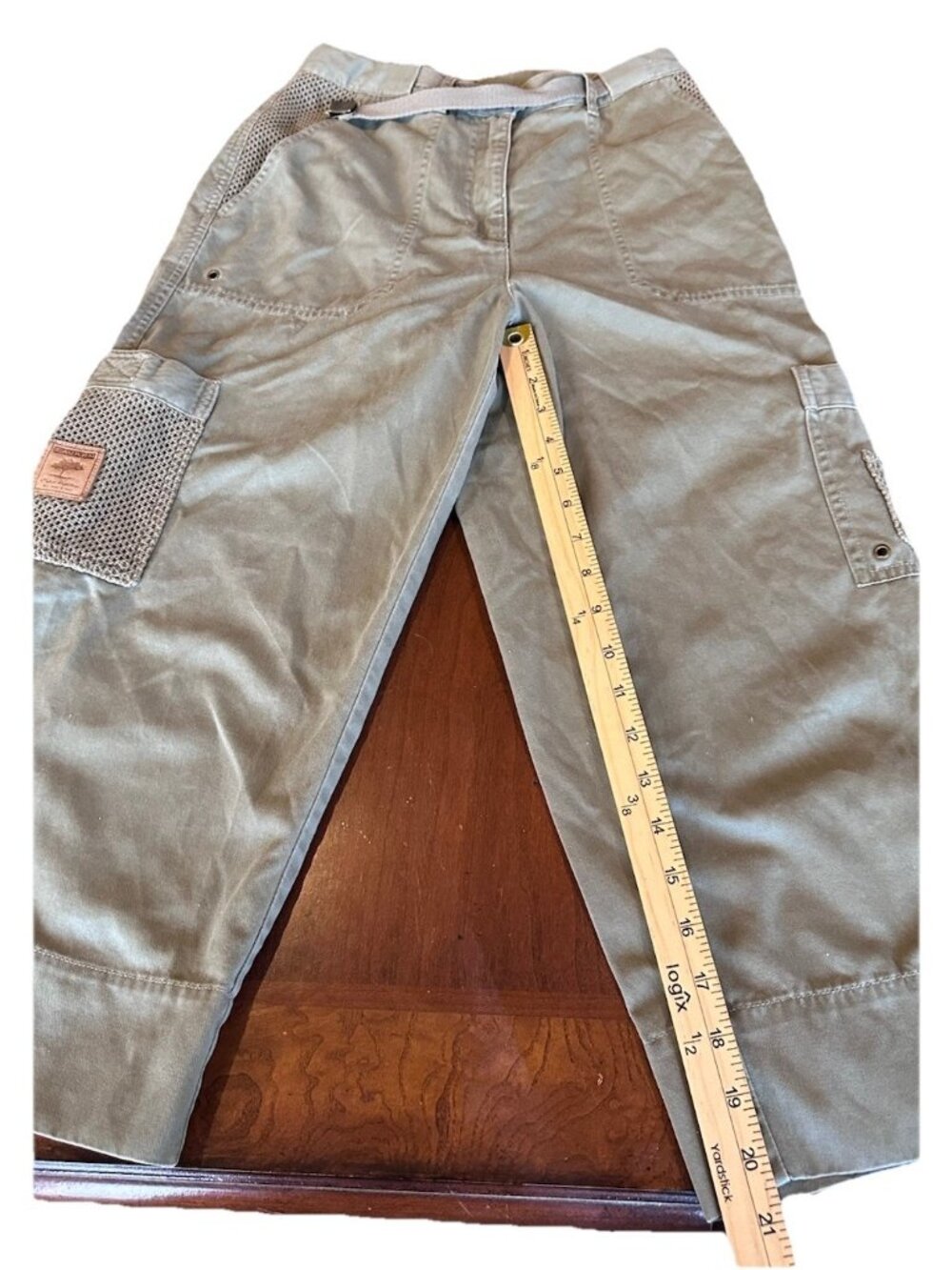 Lauren Ralph Lauren Utility Capri Pants Safari Outfitters Cargo Womens 4 - Picture 8 of 9